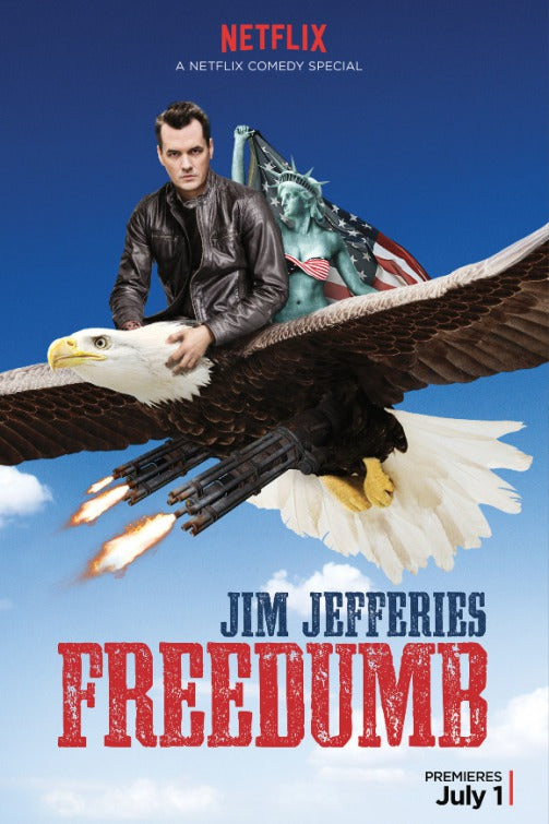 1000 piece jigsaw puzzle for tv poster: Jim Jeffries: Freedumb, ver2