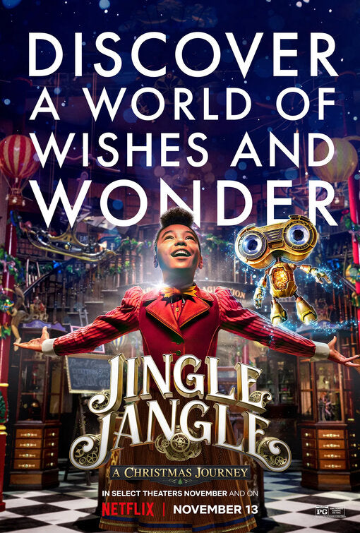 1000 piece jigsaw puzzle for the movie poster: Jingle Jangle: A Christmas Journey (2020)
