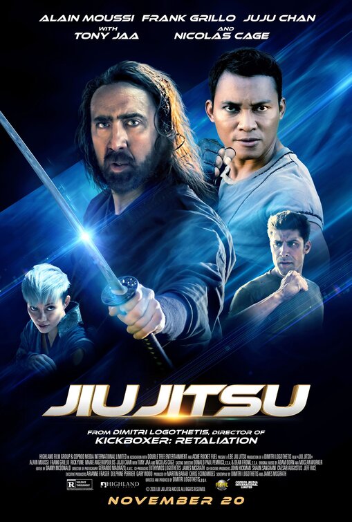 1000 piece jigsaw puzzle for the movie poster: Jiu Jitsu (2020)