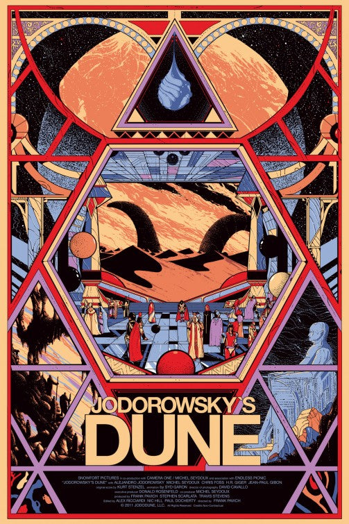 1000 piece jigsaw puzzle for the movie poster: Jodorowsky's Dune (2013)