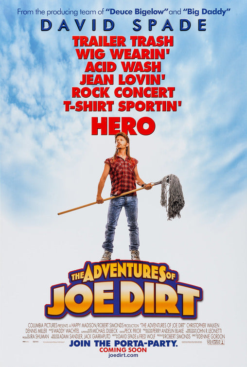 the movie poster: Joe Dirt (2001) ver1