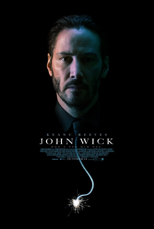 1000 piece jigsaw puzzle for the movie poster: John Wick (2014)