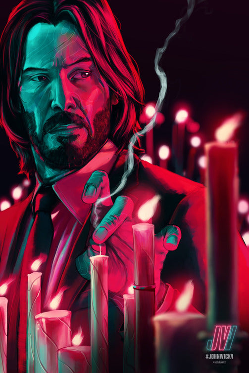 1000 piece jigsaw puzzle for the movie poster: John Wick: Chapter 4 (2023) ver16