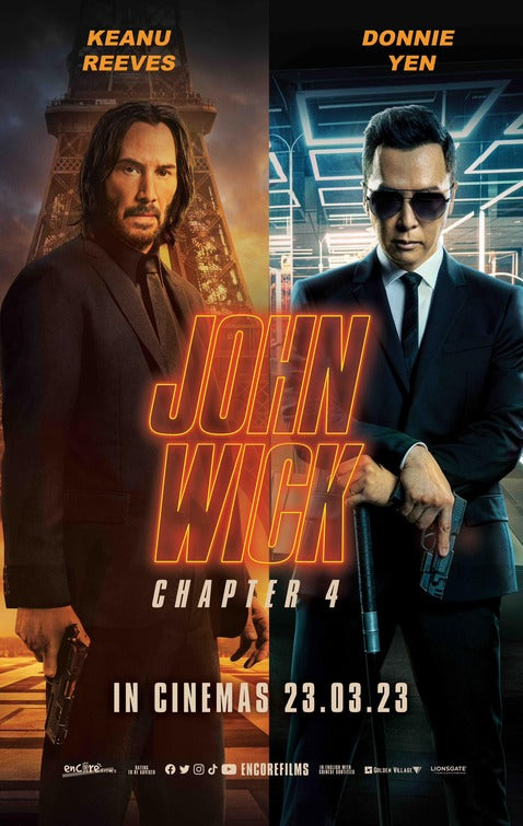 1000 piece jigsaw puzzle for the movie poster: John Wick: Chapter 4 (2023) ver30