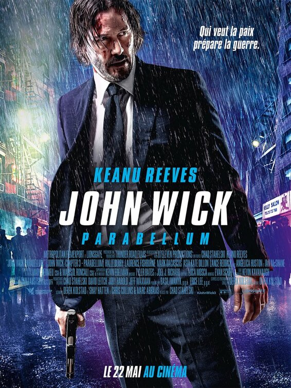 1000 piece jigsaw puzzle for the movie poster: John Wick: Chapter 3 - Parabellum (2019) ver15