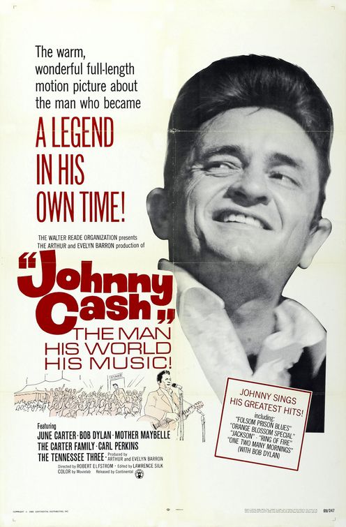 the movie poster: Johnny Cash! The Man, His World, His Music (1969)