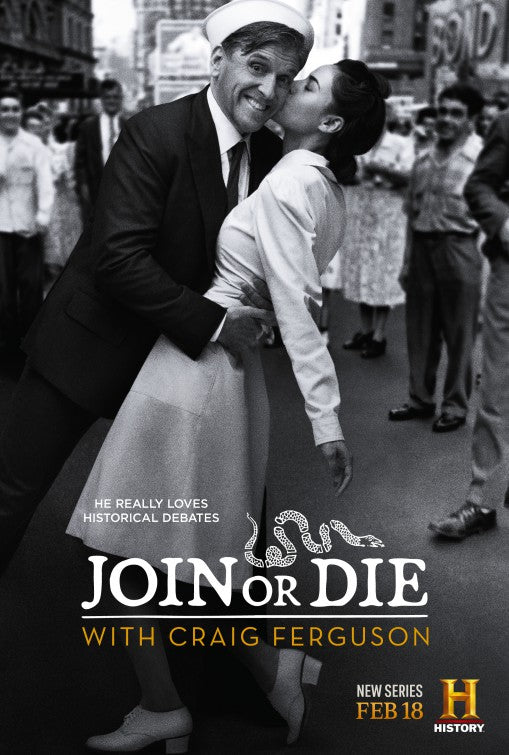 1000 piece jigsaw puzzle for tv poster: Join or Die with Craig Ferguson, ver3