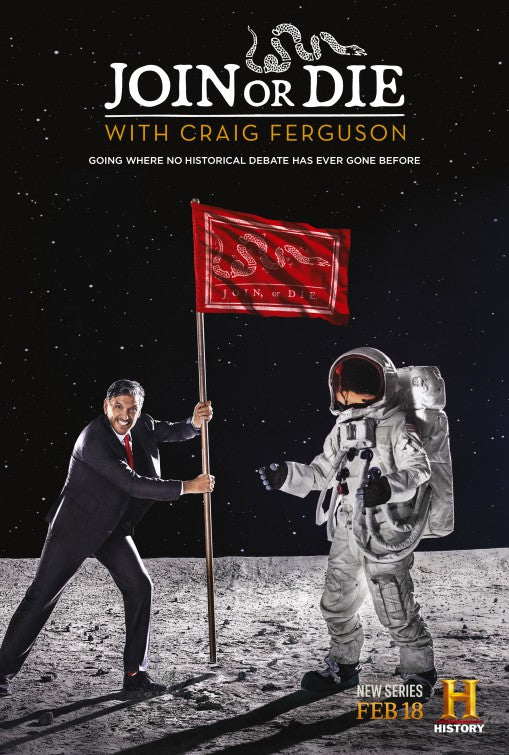 1000 piece jigsaw puzzle for tv poster: Join or Die with Craig Ferguson, ver4