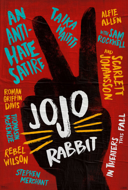 1000 piece jigsaw puzzle for the movie poster: Jojo Rabbit (2019)