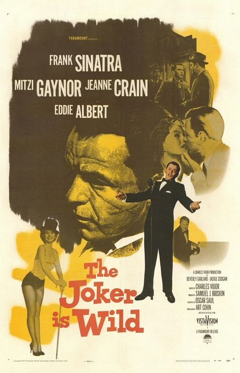 the movie poster: The Joker is Wild (1957)