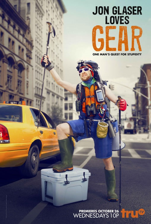 1000 piece jigsaw puzzle for tv poster: Jon Glaser Loves Gear