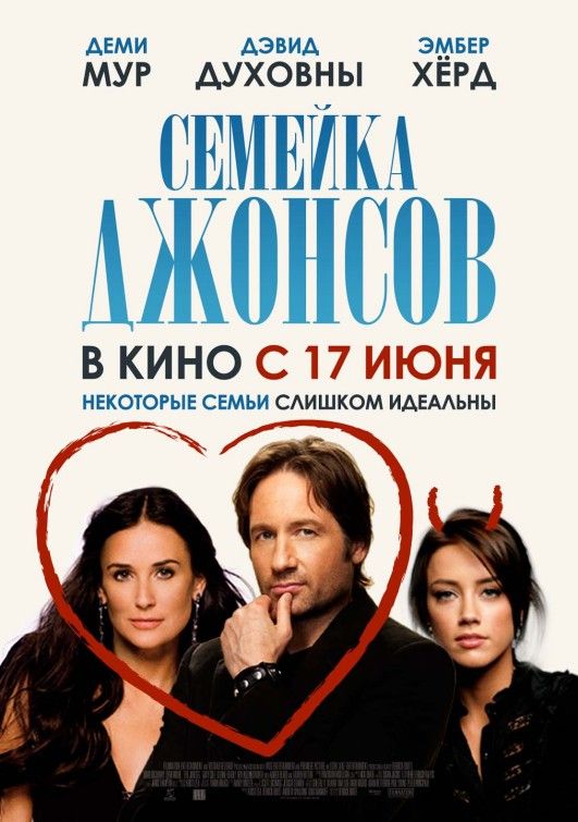 1000 piece jigsaw puzzle for the movie poster: The Joneses (2010) ver2