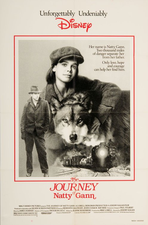 the movie poster: The Journey of Natty Gann (1985)
