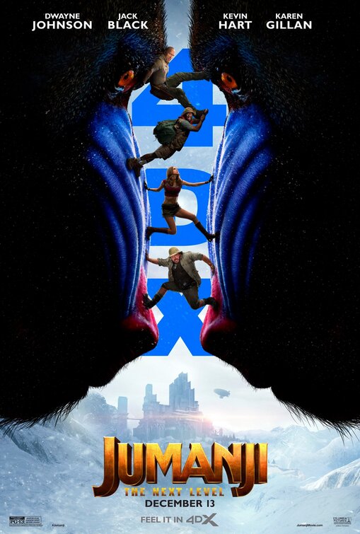 1000 piece jigsaw puzzle for the movie poster: Jumanji: The Next Level (2019) ver24
