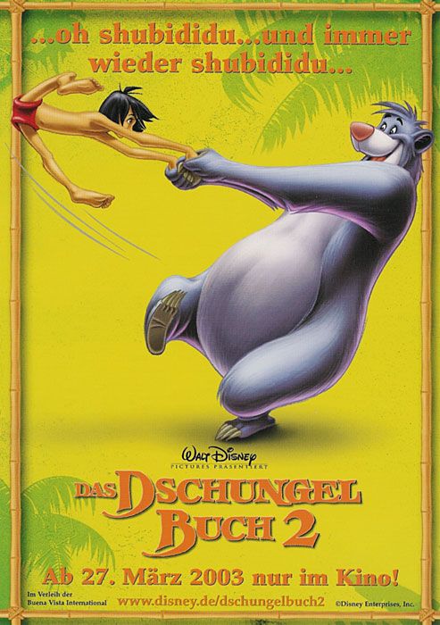 the movie poster: The Jungle Book 2 (2003) ver5