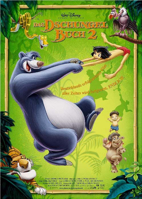 the movie poster: The Jungle Book 2 (2003) ver6