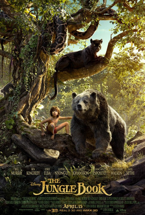 1000 piece jigsaw puzzle for the movie poster: The Jungle Book (2016) ver4