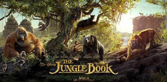 1000 piece jigsaw puzzle for the movie poster: The Jungle Book (2016) ver5