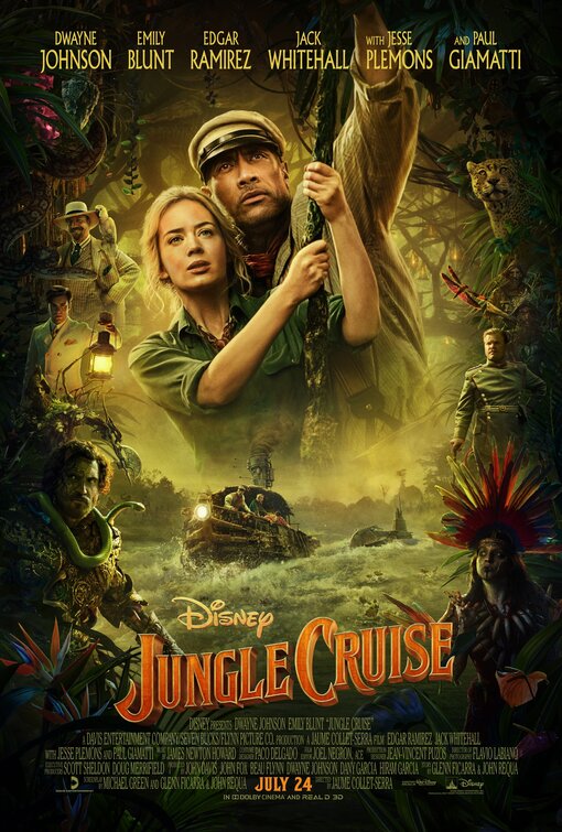 1000 piece jigsaw puzzle for the movie poster: Jungle Cruise (2021) ver5