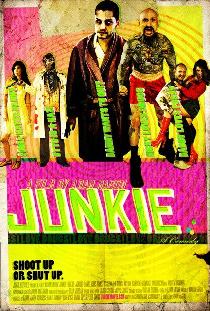 1000 piece jigsaw puzzle for the movie poster: Junkie (2012) ver2