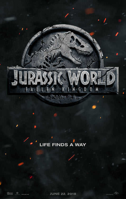 1000 piece jigsaw puzzle for the movie poster: Jurassic World: Fallen Kingdom (2018)