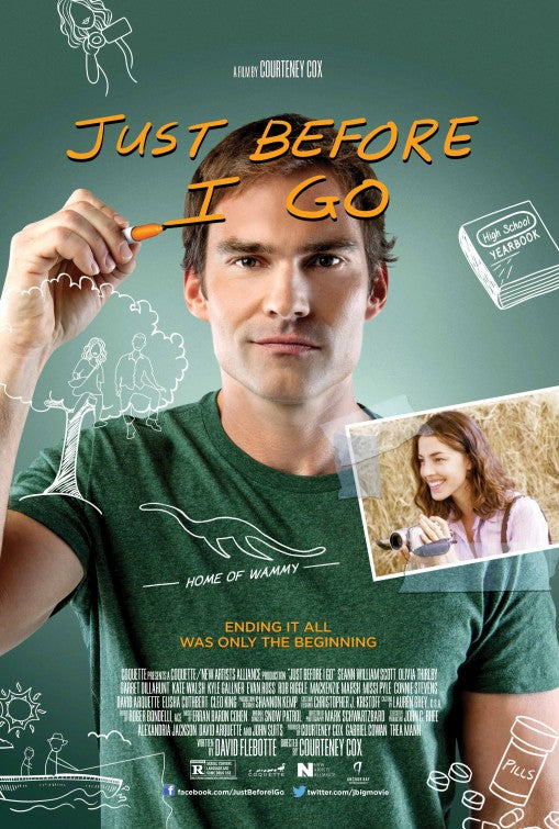 1000 piece jigsaw puzzle for the movie poster: Just Before I Go (2015)