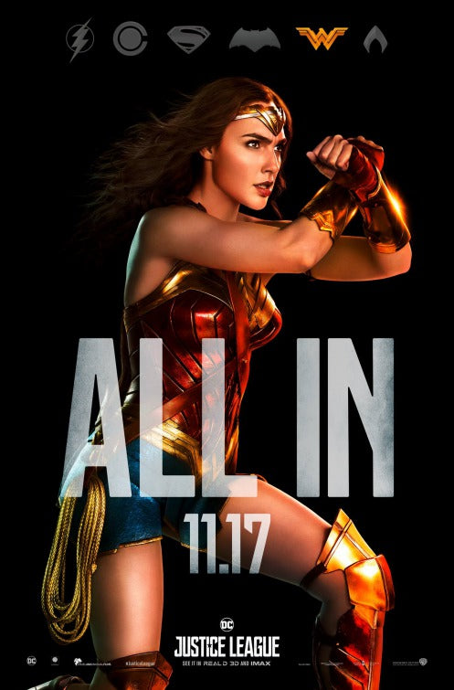 1000 piece jigsaw puzzle for the movie poster: Justice League (2017) ver18