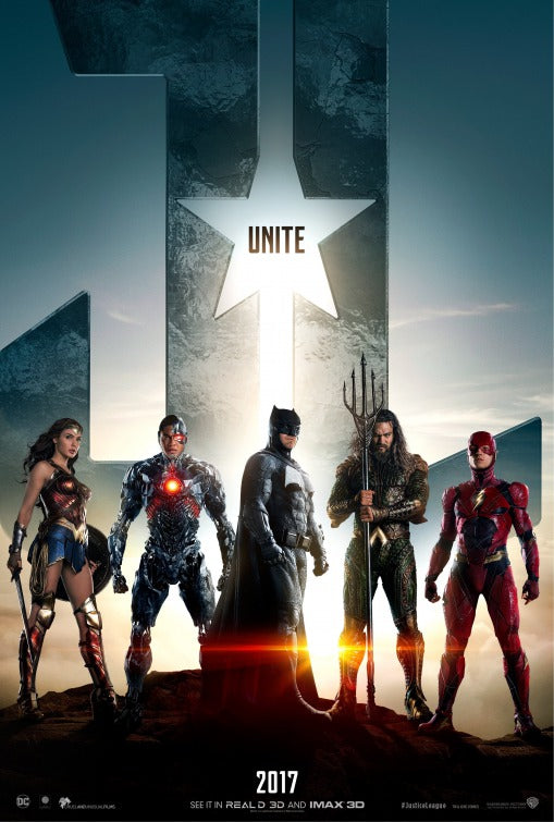 1000 piece jigsaw puzzle for the movie poster: Justice League (2017) ver7