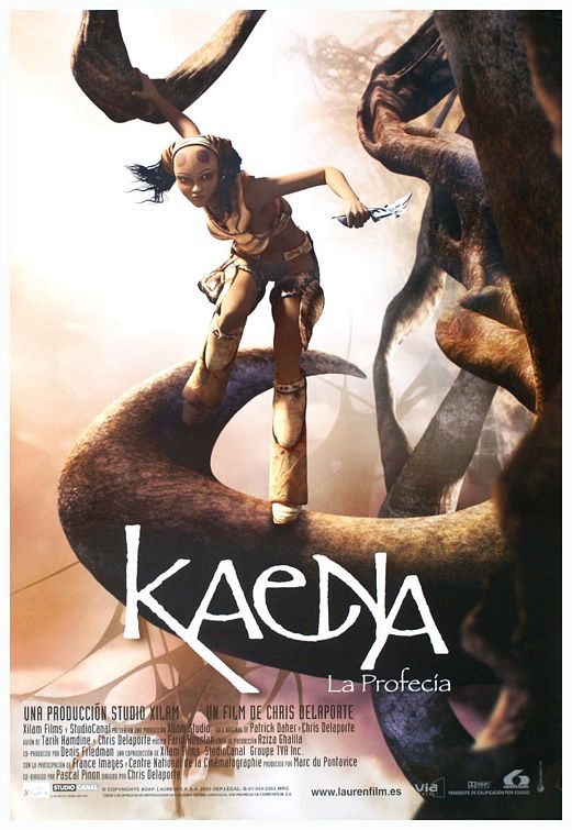 the movie poster: Kaena: The Prophecy (2004) ver2