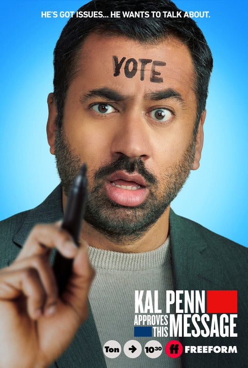 1000 piece jigsaw puzzle for tv poster: Kal Penn Approves This Message, ver6