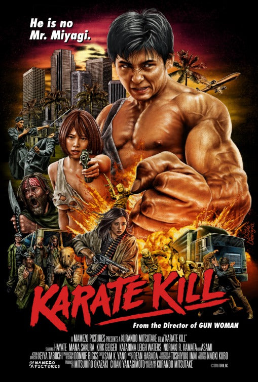 1000 piece jigsaw puzzle for the movie poster: Karate Kill (2016)