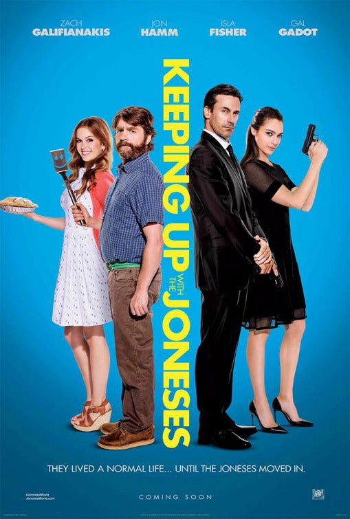 1000 piece jigsaw puzzle for the movie poster: Keeping Up with the Joneses (2016) ver3