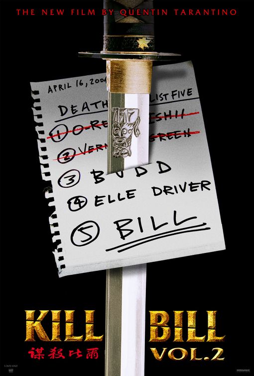 the movie poster: Kill Bill: Vol. 2 (2004) ver5
