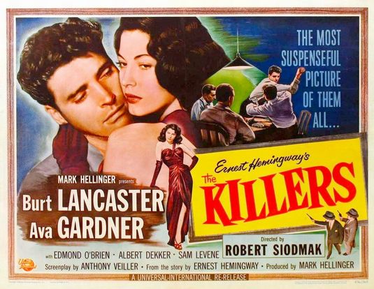 the movie poster: The Killers (1946)