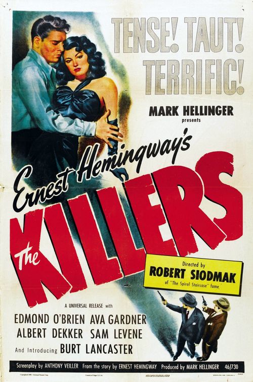 the movie poster: The Killers (1946) ver2