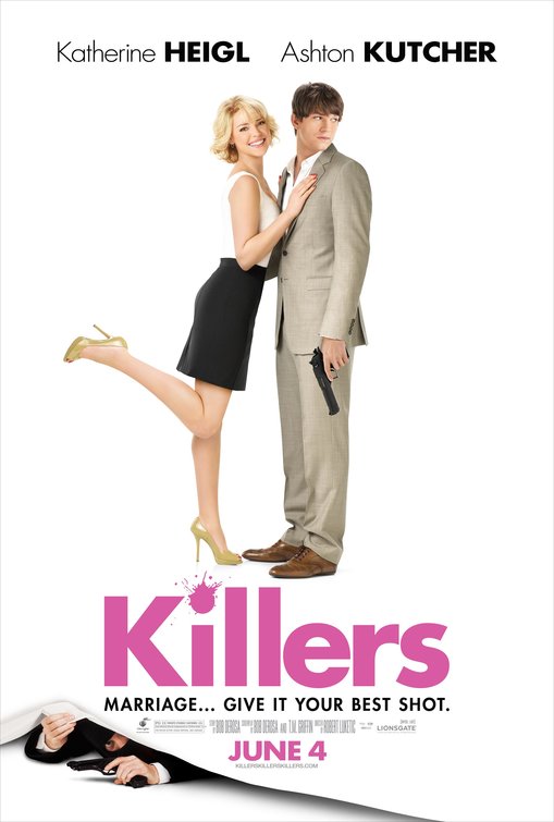 1000 piece jigsaw puzzle for the movie poster: Killers (2010) ver4