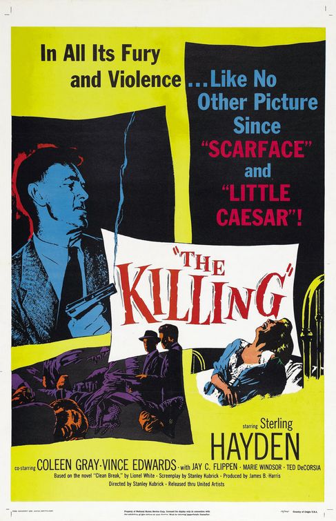 the movie poster: The Killing (1956)