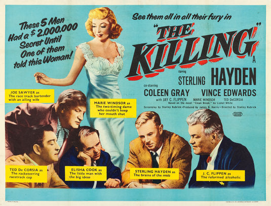 the movie poster: The Killing (1956) ver3