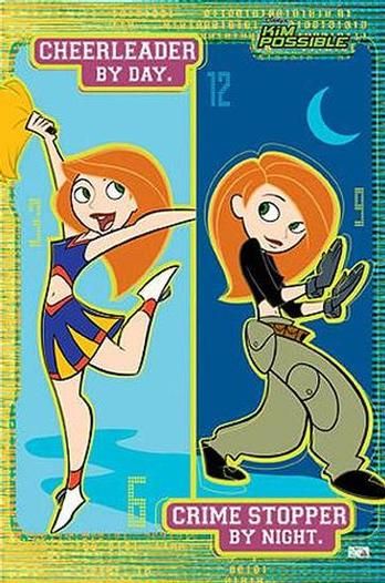 1000 piece jigsaw puzzle for tv poster: Kim Possible