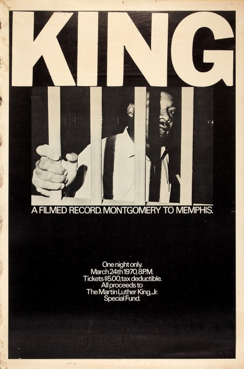 1000 piece jigsaw puzzle for the movie poster: King: A Filmed Record... Montgomery to Memphis (1970)