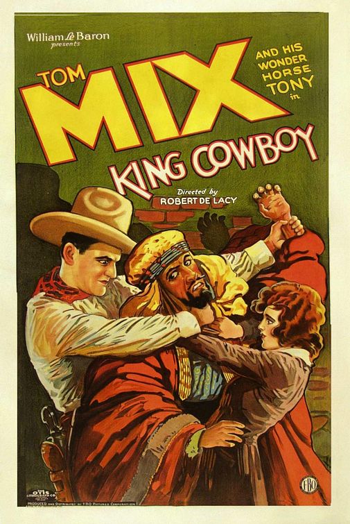 the movie poster: King Cowboy (1928)