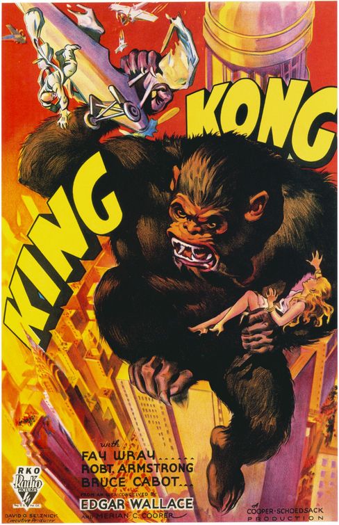 the movie poster: King Kong (1933) ver7
