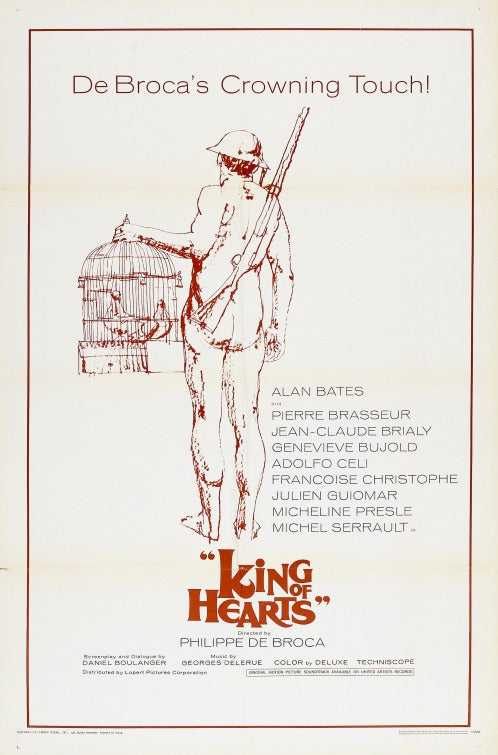 the movie poster: King of Hearts (1967)