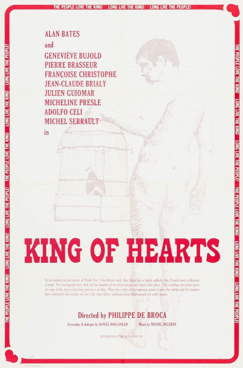 1000 piece jigsaw puzzle for the movie poster: King of Hearts (1967) ver2