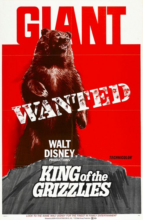 the movie poster: King of the Grizzlies (1970)