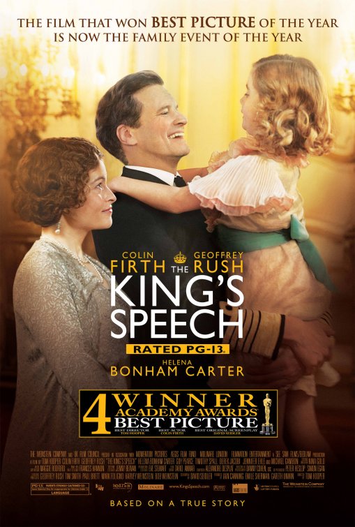 1000 piece jigsaw puzzle for the movie poster: The King's Speech (2010) ver11