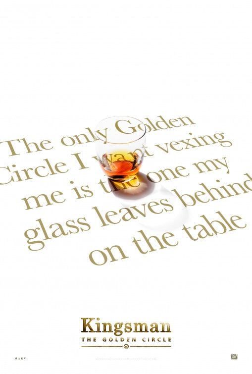 1000 piece jigsaw puzzle for the movie poster: Kingsman: The Golden Circle (2017) ver3