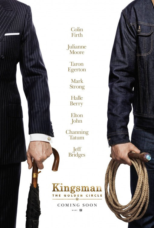 1000 piece jigsaw puzzle for the movie poster: Kingsman: The Golden Circle (2017) ver5