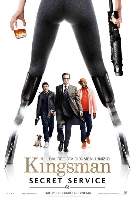 1000 piece jigsaw puzzle for the movie poster: Kingsman: The Secret Service (2015) ver9