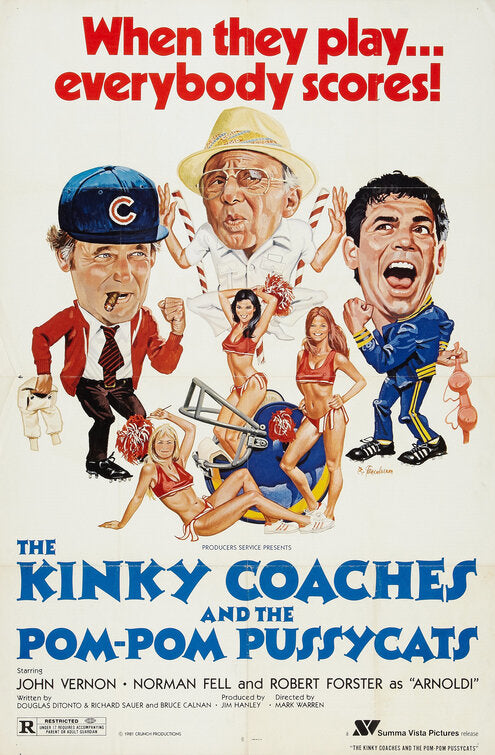 1000 piece jigsaw puzzle for the movie poster: The Kinky Coaches and the Pom Pom Pussycats (1981)